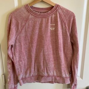 Pink Roxy crew neck